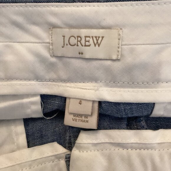 J.Crew Factory Women's Casual Shorts Size 4‎ 100% Cotton BLue - Picture 2 of 6